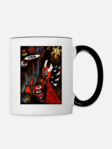 Sami wird die Welt entdecken - Tasse zweifarbig - Weiß/Schwarz