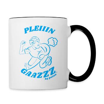 Full throttle style L'OM color - Contrasting Mug - white/black - Right