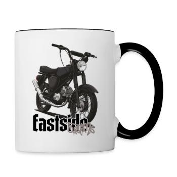 S51 (noir) // Illustration - Mug contrasté - blanc/noir - Droite