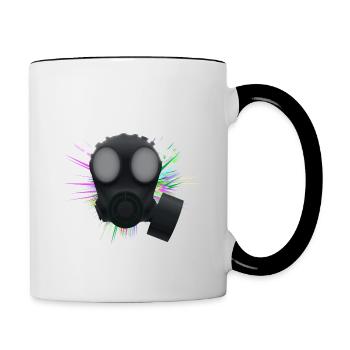 Style dur - Mug contrasté - blanc/noir - Droite
