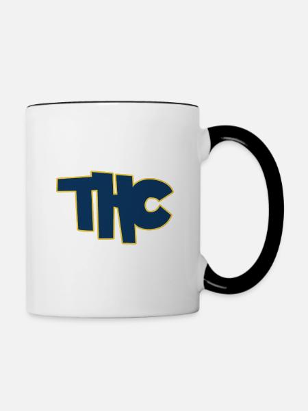 THC - Tasse zweifarbig - Weiß/Schwarz