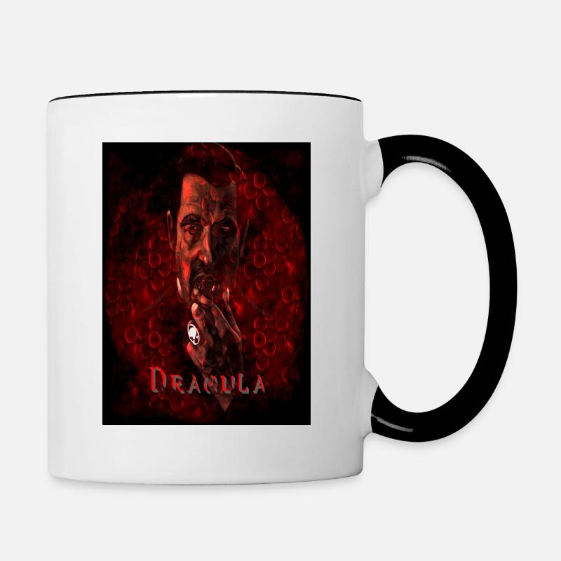 BBC - Dracula - Blood. - Contrasting Mug - white/black