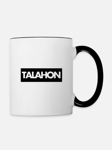 TALAHON - Tasse zweifarbig - Weiß/Schwarz