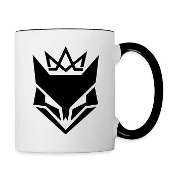 DLS Crown template 2 - Contrasting Mug - white/black - Right
