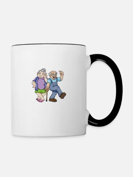 PDL Pflegefachkraft Altenpflege Demenz - Tasse zweifarbig - Weiß/Schwarz