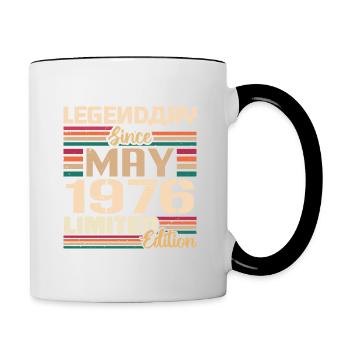 May 1976 May - Jubilee May 1976 - Contrasting Mug - white/black - Right