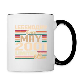 May 2001 May - Jubilee May 2001 - Contrasting Mug - white/black - Right