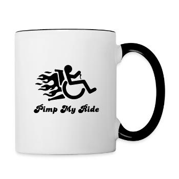 Pimp my Ride - Contrasting Mug - white/black - Right