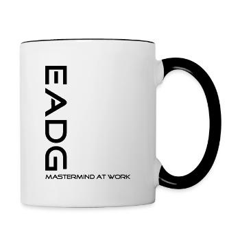 Bass - Mug contrasté - blanc/noir - Droite