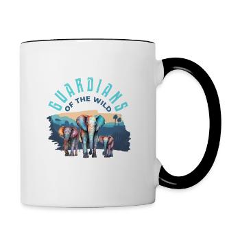 Guardians Of The Wild - Contrasting Mug - white/black - Right