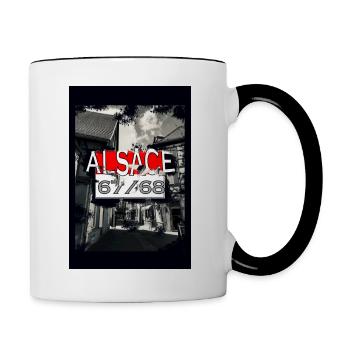 Alsace Old Style - Contrasting Mug - white/black - Right