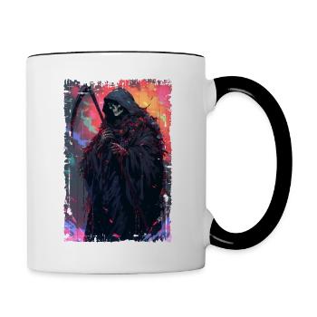 A Splash of Color - Contrasting Mug - white/black - Right