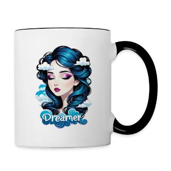 Dreamer - Dreamer - Dreamer - Dream - Reverie - Contrasting Mug - white/black - Right
