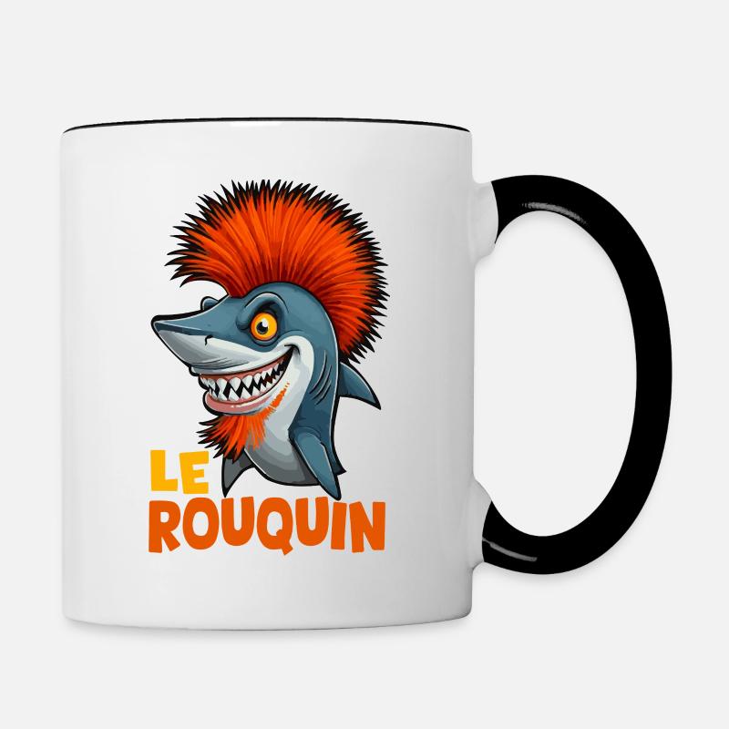 The redhead - Contrasting Mug - white/black