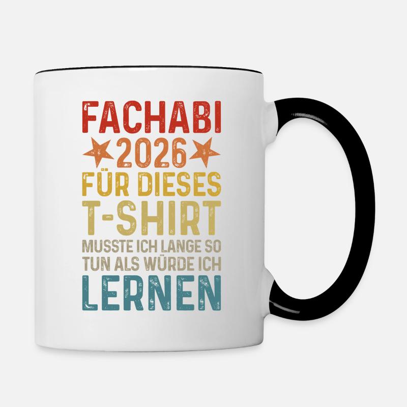 Fachabi 2026 - Mug contrasté - blanc/noir
