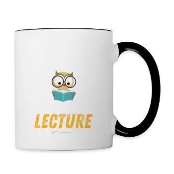 I can't read - Contrasting Mug - white/black - Right
