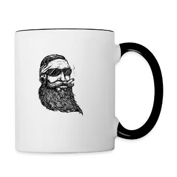 sorry this beard is taken - Contrasting Mug - white/black - Right