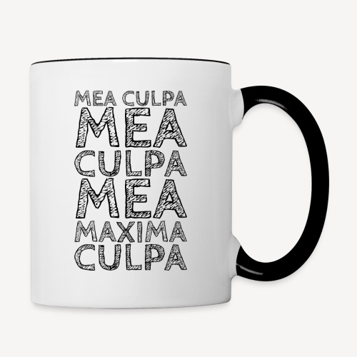 MEA CULPA - Contrasting Mug