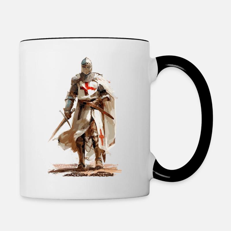 Crusader Crusader Knight - Contrasting Mug - white/black