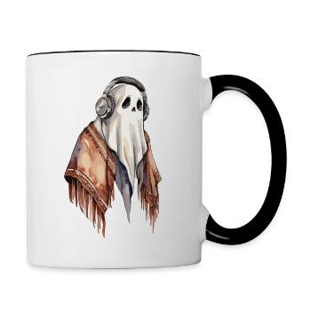 Musik Geist Alternativ - Tasse zweifarbig - Weiß/Schwarz - Rechts