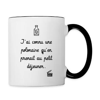 Les Tontons Flingueurs ! Réplique culte - Humour - Mug contrasté - blanc/noir - Droite