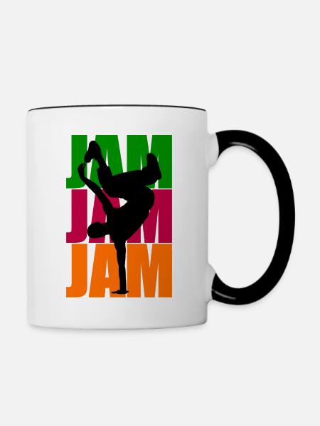 JAM - Tasse zweifarbig - Weiß/Schwarz