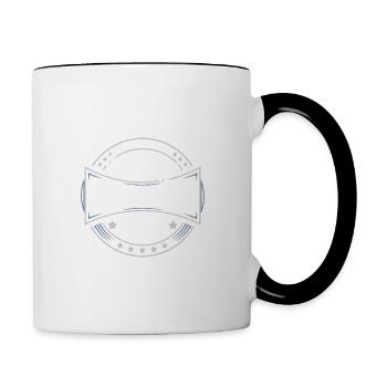 Mai 2020. Geburtstagsgeschenk Mai 2020. Mai - Tasse zweifarbig - Weiß/Schwarz - Rechts