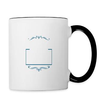 Équipe de breakdance - Mug contrasté - blanc/noir - Droite