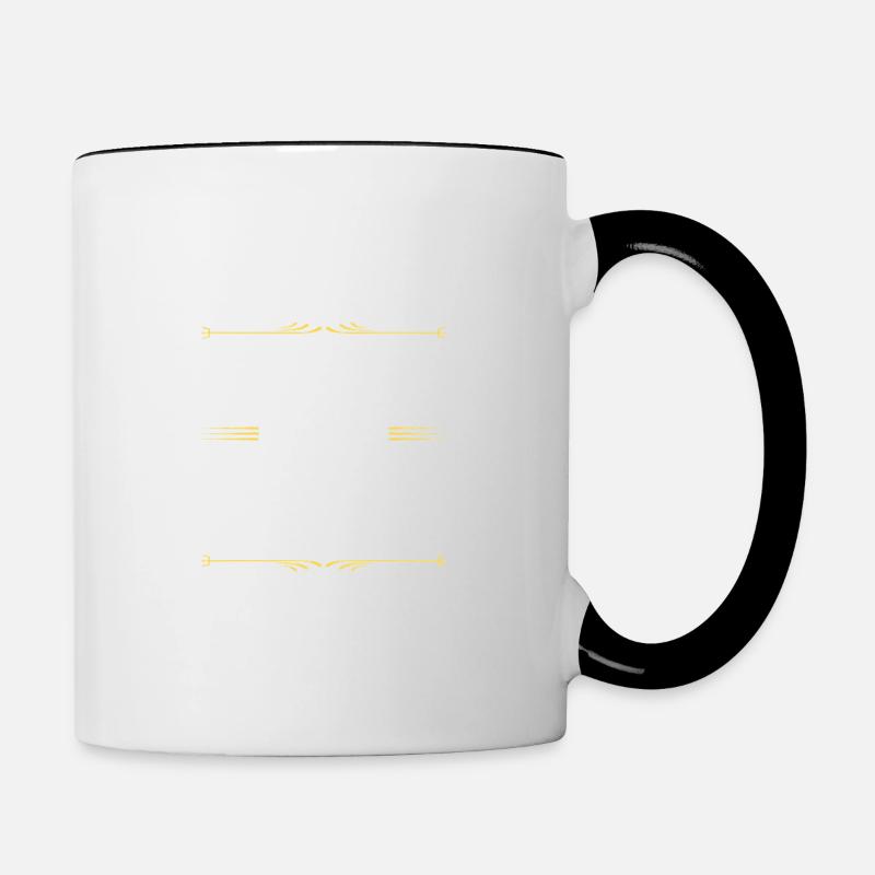 Équipe de course - Mug contrasté - blanc/noir