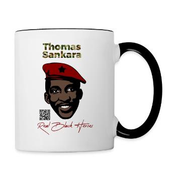 Thomas Sankara Colors - Contrasting Mug - white/black - Right