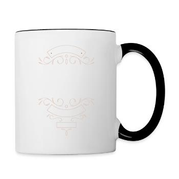 Les Legendes sont nees en Mai 1984 40th Birthday - Mug contrasté - blanc/noir - Droite