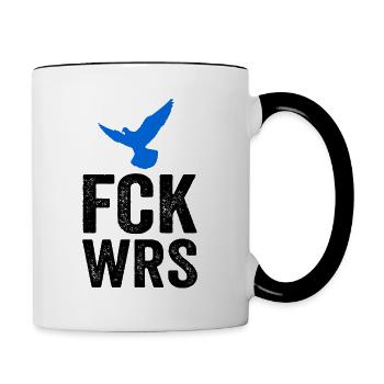 FCK WRS - Contrasting Mug - white/black - Right
