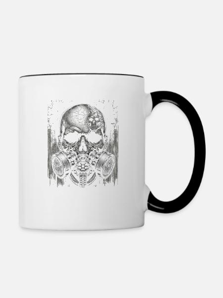 Wächter des Ödlands - Tasse zweifarbig - Weiß/Schwarz