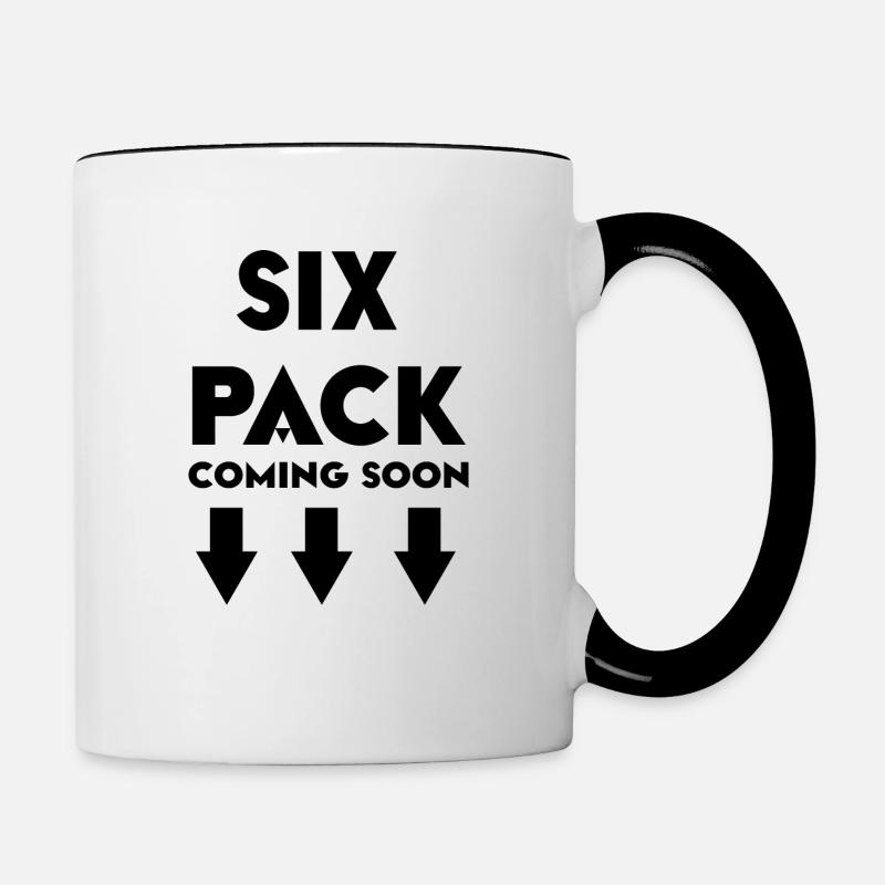 pack de six à venir - Mug contrasté - blanc/noir