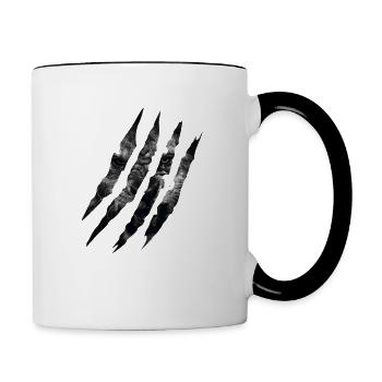 GRIFFE DE LION - Mug contrasté - blanc/noir - Droite