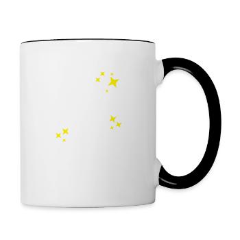 Magic conjure magician wizard witch gift idea - Contrasting Mug - white/black - Right