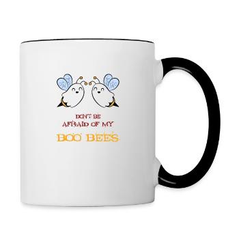 Boo Bees - N'ayez pas peur de mes Boo Bees - Ladies - Mug contrasté - blanc/noir - Droite