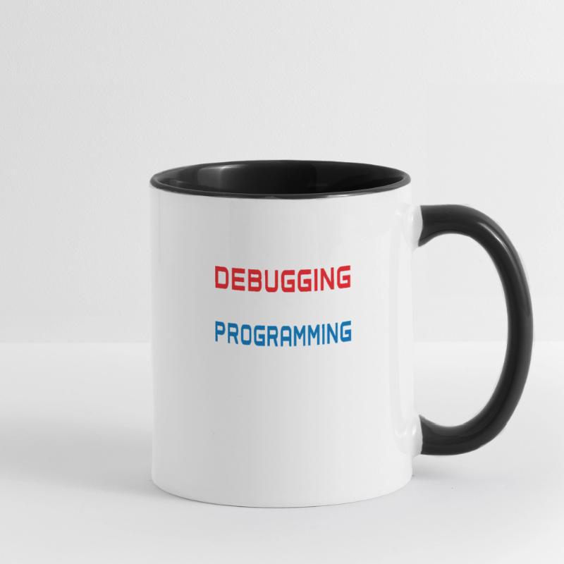 Debugging-Programmierung Tasse zweifarbig