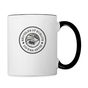 Reptiles of Europe - Contrasting Mug - white/black - Right