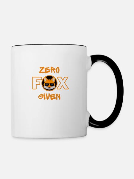 Zero Fox Given - Tasse zweifarbig - Weiß/Schwarz