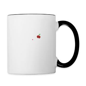 Krank Gesund - Tasse zweifarbig - Weiß/Schwarz - Rechts