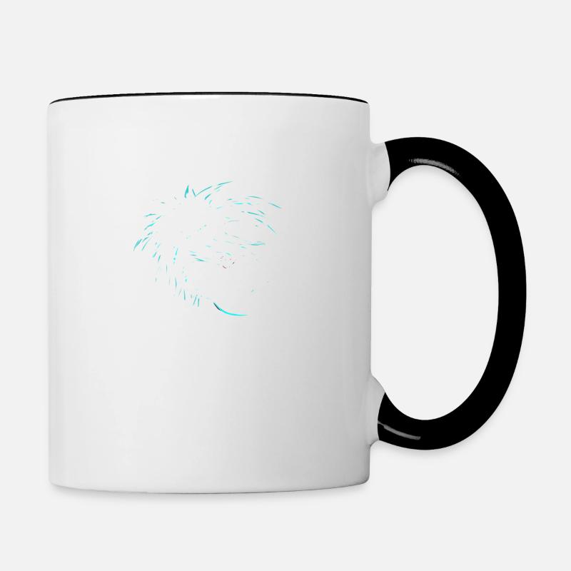 Manga Junge - Tasse zweifarbig - Weiß/Schwarz