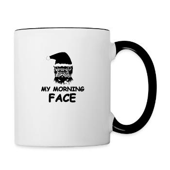 Dog - Contrasting Mug - white/black - Right