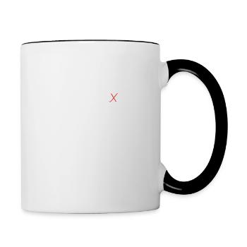 Klasse Lehrer - Tasse zweifarbig - Weiß/Schwarz - Rechts