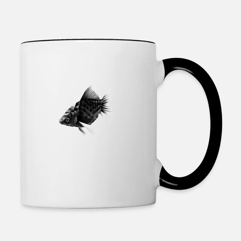 KOI - Mug contrasté - blanc/noir