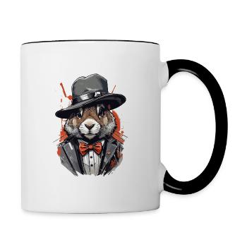 Marmot - Contrasting Mug - white/black - Right
