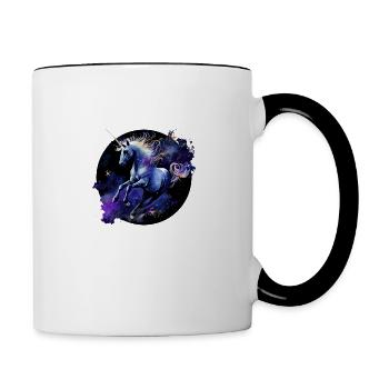 Unicorn - Contrasting Mug - white/black - Right