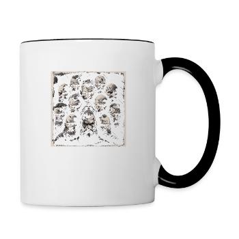 Barbarenhorde - Tasse zweifarbig - Weiß/Schwarz - Rechts