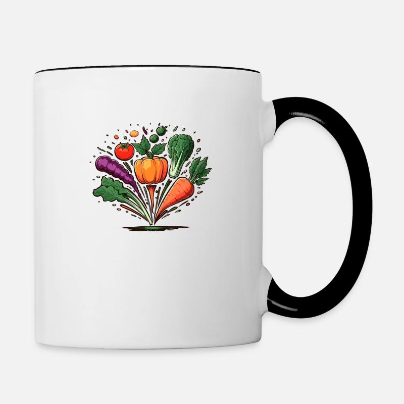 Potage de plomb - Mug contrasté - blanc/noir
