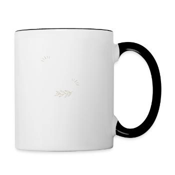 Veux tu être mon parrain - Mug contrasté - blanc/noir - Droite